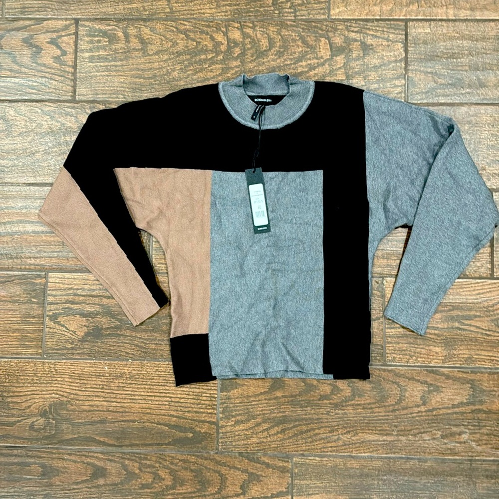 BCBG Color Block Sweater. Brand New. Size Small.